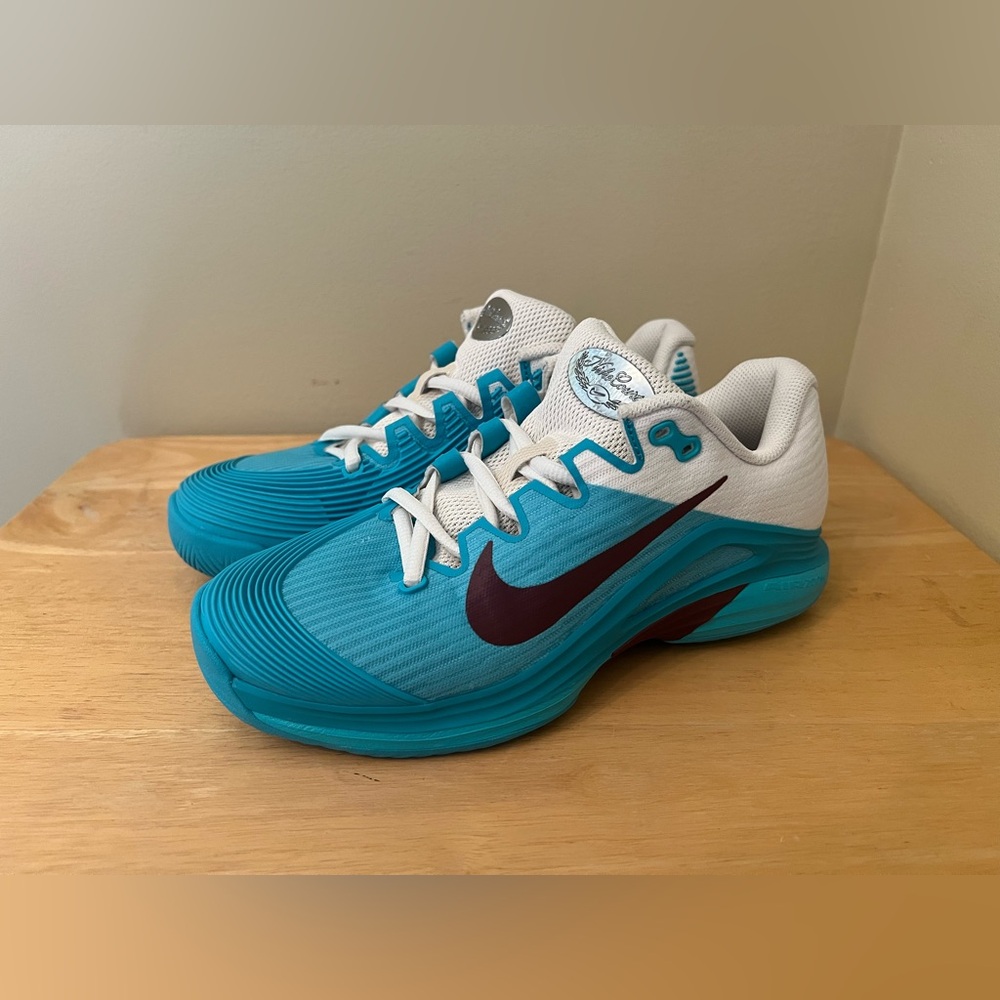 NikeCourt Air Zoom Vapor 12 Premium HC Tennis Shoes US 6 Dusty Cactus HJ6650-300